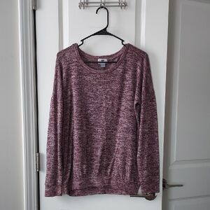 Old Navy Women's Burgundy Sweatshirt Medium